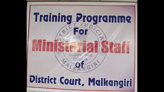 Training Programe by Trainer Shri Harihar Prasad Satapathy on 22.08.25 at District Court, Malkangiri;?>