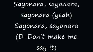 Miranda Cosgrove - Sayonara (Video Lyrics)