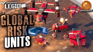 🔍Abilities & Combat stats of Global Risk units in Crossfire: Legion RTS | Showcase damage, HP, speed