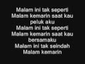 Bagindas Tak Seindah Malam Kemarin (lirik)