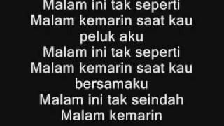 Bagindas - Tak Seindah Malam Kemarin (Lirik)