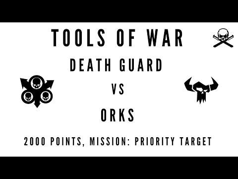 Death Guard vs Orks 2000pts Warhammer 40,000 9th Edition Battle Report
