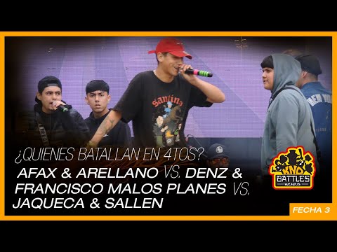 FRANCISCO MALOS PLANES & DENZ v/s AFAX & ARELLANO v/s JAQUECA & SALLEN - Knd battles Fecha II T. IV