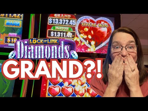 OMG! Grand Jackpot on Lock It Link Diamonds Slot Machine?