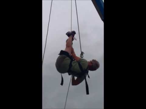 Dee Rappelling at Nunda Fun Days