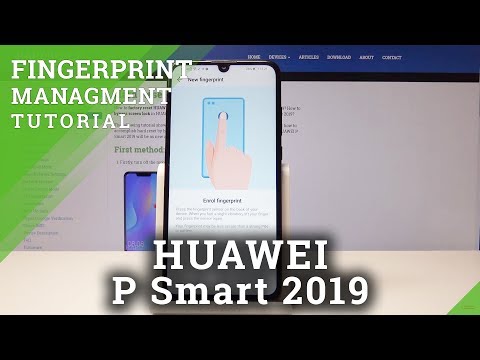 How to Add Fingerprint on HUAWEI P Smart 2019 - Set Up Fingerprint