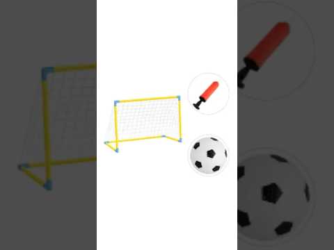 Arco De Futbol Desarmable Infantil Con Pelota E Inflador