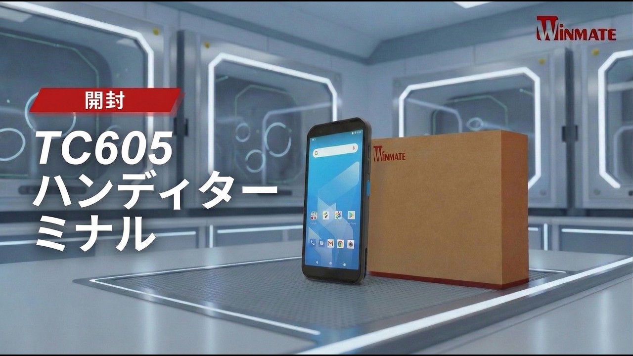  Winmate TC605 開封：究極の6インチ堅牢型ハンドヘルドコンピュータ