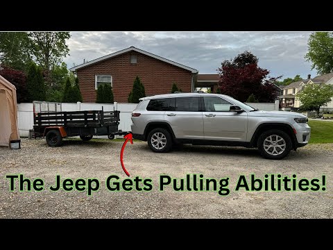 2021 Jeep Grand Cherokee Hitch and Harness install.
