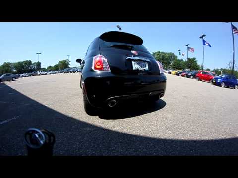 2012 Fiat 500 Abarth 1.4 multiair turbo factory exhaust noise