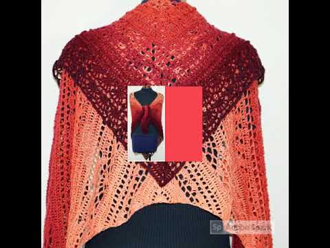 Sandstone crochet cotton Summer Shawl