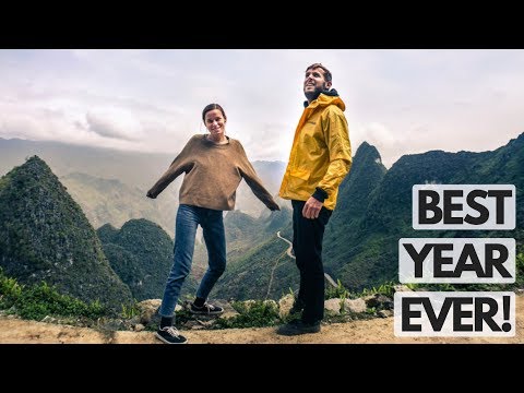 One Year of Traveling in 2 Minutes Video