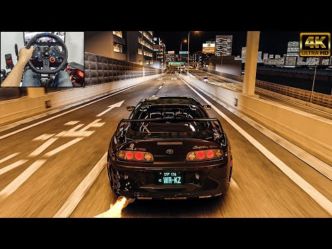 986HP Toyota Supra MK4 - Assetto Corsa | LOGITECH G29 Gameplay