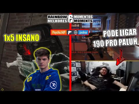 ASTRO GANHANDO 1x5 INSANO, PINADA MONSTRUOSA DO PALUH, BALA DO PSYCHO - MELHORES MOMENTOS LIVES R6