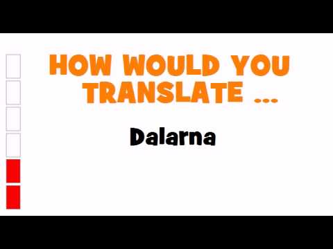 GERMAN TRANSLATION QUIZ = Dalarna