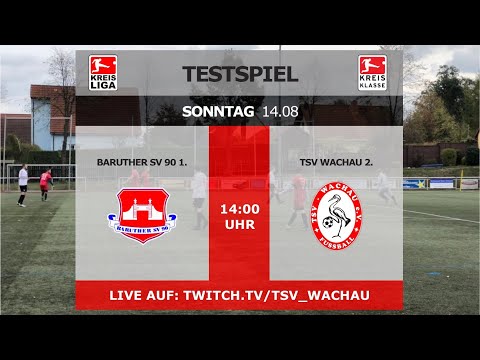 14.08.2022 - 14:00 Uhr | Testspiel: Baruther SV 90 1. - TSV Wachau 2.