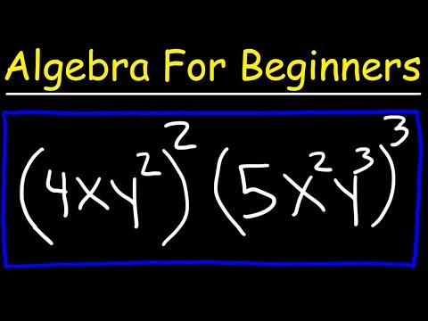 Algebra For Beginners - Basic Introduction Video