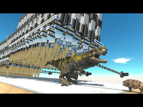 Giant Death Trap Who Can Pass? ► Animal Revolt Battle Simulator