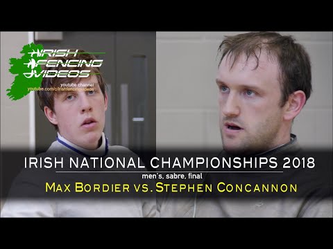 Irish National Championships, Men's Sabre Final 2018