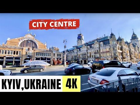 KYIV, UKRAINE 🇺🇦 [4K] CITY CENTRE Walking Tour — Lva Tolstogo to National Opera of Ukraine