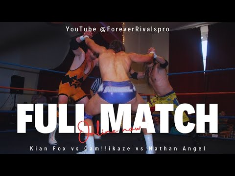 TRIPLE THREAT MATCH: Kian Fox vs Cam!!ikaze vs Nathan Angel - Tiverton, Oct 2023.