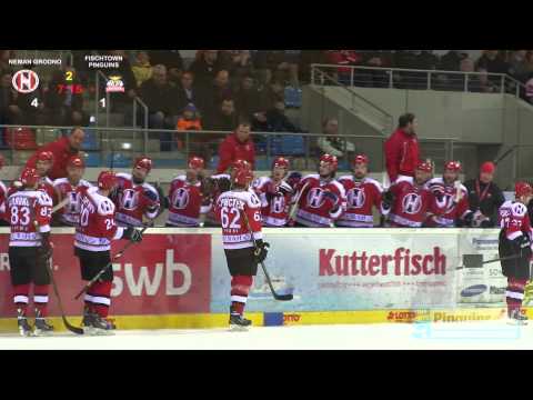 Neman Grodno - Fischtown Pinguins Bremerhaven (6-2) - 2015 IIHF Continental Cup
