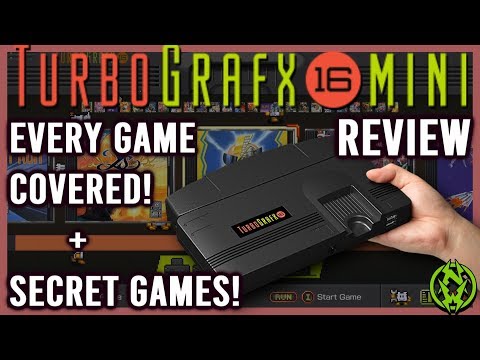TurboGrafx-16 Mini Review - EVERY GAME Covered + Secret Hidden Games / Extras | Nefarious Wes