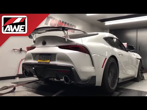 #AWEintheWild | Toyota A90 Supra Comparison: Resonated Touring Edition Exhaust vs Stock.