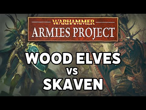 Wood Elves vs Skaven Warhammer Armies Project Battle Report