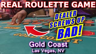 DEALER PULLS WINNING BETS! - Live Roulette Game #30 - Gold Coast, Las Vegas, NV - Inside the Casino