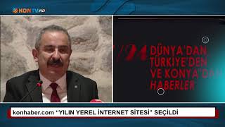 Konhaber. com "yılın yerel internet sitesi" seçildi