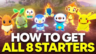 How To Get ALL 8 Starter Pokemon in Pokemon Legends Arceus