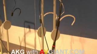 Video thumbnail for AKG Head-Worn Head-Sets Microphones NAMM w/ AVGIANT by jaam