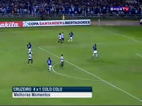 Cruzeiro 4x1 Colo Colo pela Taça Libertadores 2010 - Melhores momentos