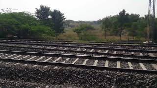 preview picture of video 'BIDAR - HYDERABAD Intercity Train stop! At VIKARABAD RAILWAY JUNCTION'