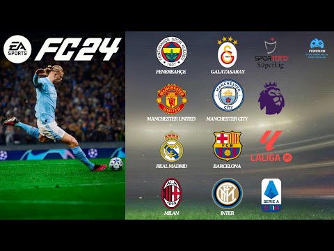 EA FC 24 Fenerbahçe-Galatasaray | Manchester United-Man. City | Real Madrid-Barcelona | Milan-Inter