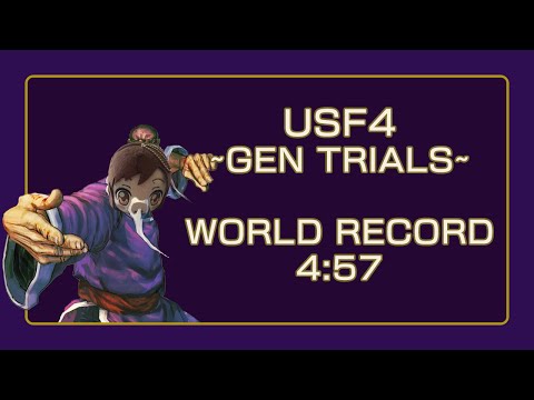 USF4 Gen Trials Speedrun WR - 4:57