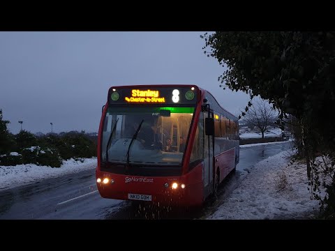 Journey on Route 8 | NK10GOH/8315 - Go North East: Optare Versa V1110