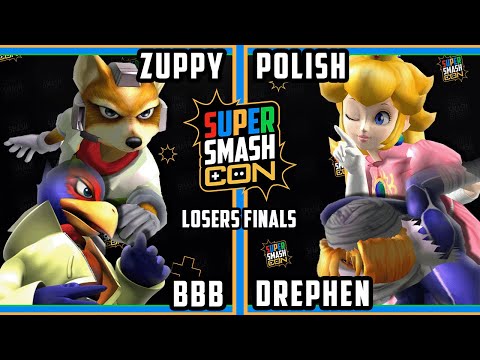 SSC 2022 Losers Finals - Zuppy & BBB Vs. Polish & Drephen - Smash Melee Tournament