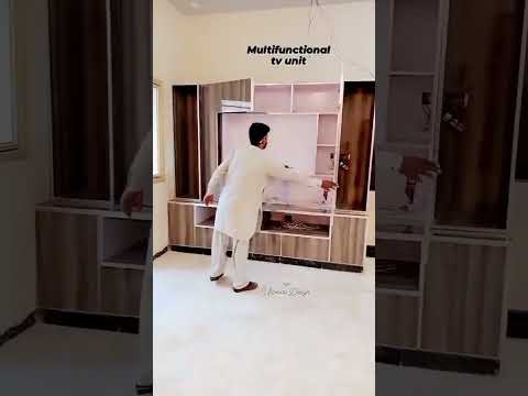 TV unit with storage ... very very Nice Idea