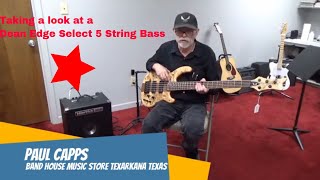 Video thumbnail for Taking a look at a Dean Edge Select 5 String Bass Guitar and Hartke HD50 Bass Amp by Paul Capps