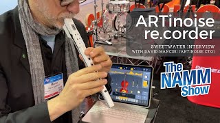 Video thumbnail for ARTinoise Re.Corder electronic recorder & MIDI Controller - interview with Davide Mancini - NAMM2023 by ARTinoise