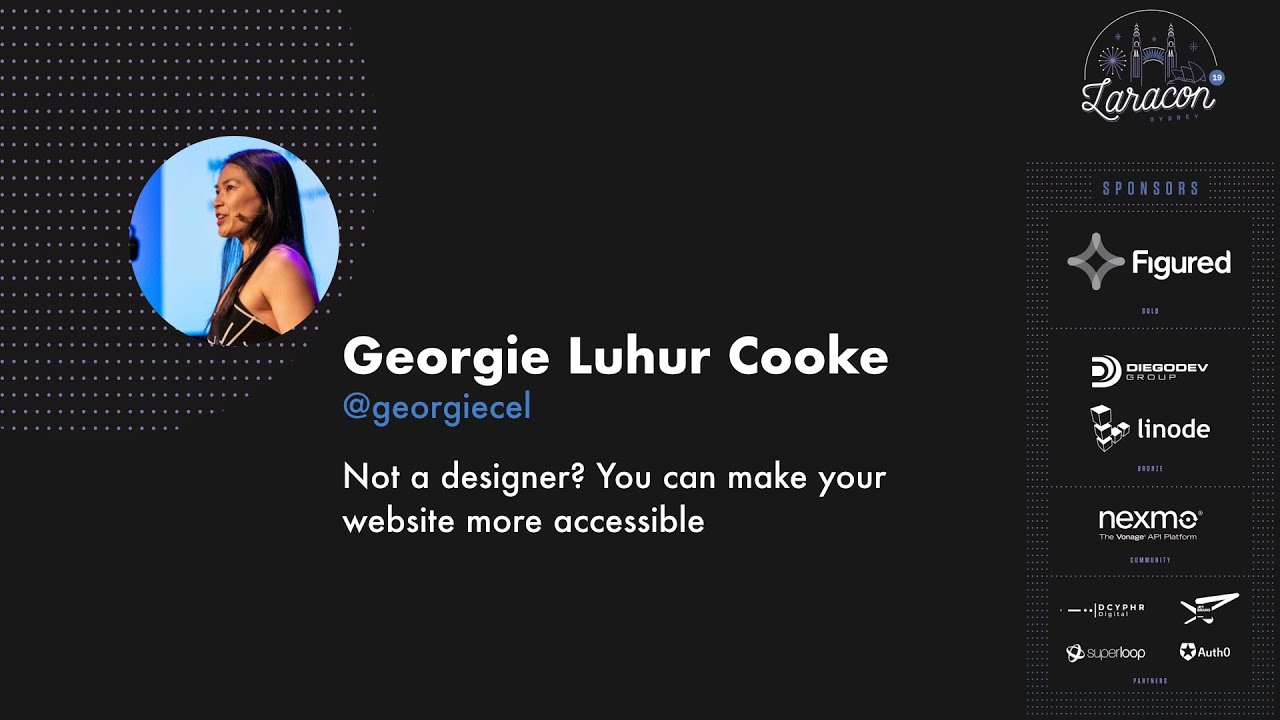 Georgie Luhur Cooke - Not a designer? You can make your website more accessible
