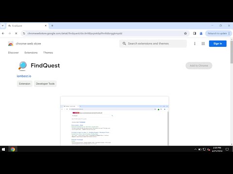 FindQuest extension, a.k.a. iambest.io redirect removal.