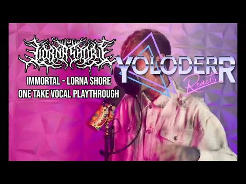REACT TO: Immortal - Lorna Shore One Take Playthrough
