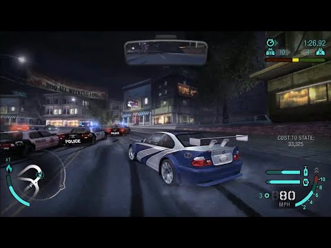 Need for Speed: Carbon (2006) Heat 1-10 Police Chase HD (HARD MODE)