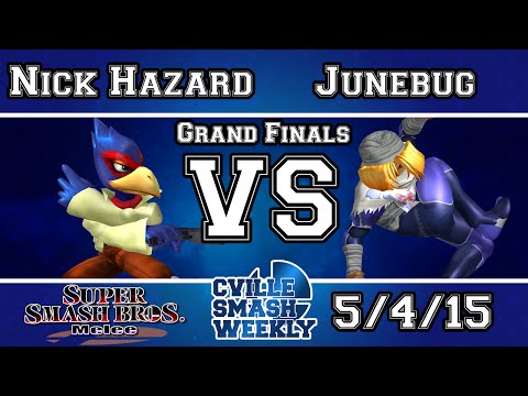 Cville Smash - LS|Nick Hazard (Falco, Fox) Vs LS|VGz|Junebug (Sheik) - Grand Finals - Melee