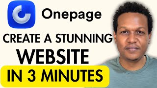 ONEPAGE AI WEBSITE BUILDER TUTORIAL | Build a Stunning One-Page Website in Minutes!