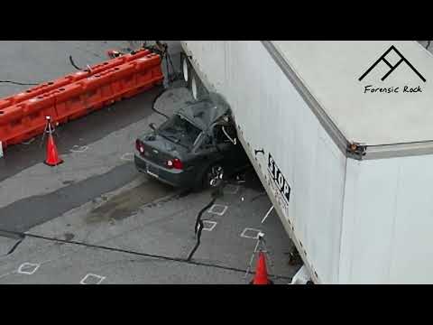 Underride Crash Tests - Unguarded Trailer vs Guarded Trailer