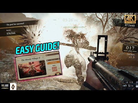EASY Step by Step Walkthrough to SSS Rank in Bloody Village II | Mercenaries Resident Evil Village